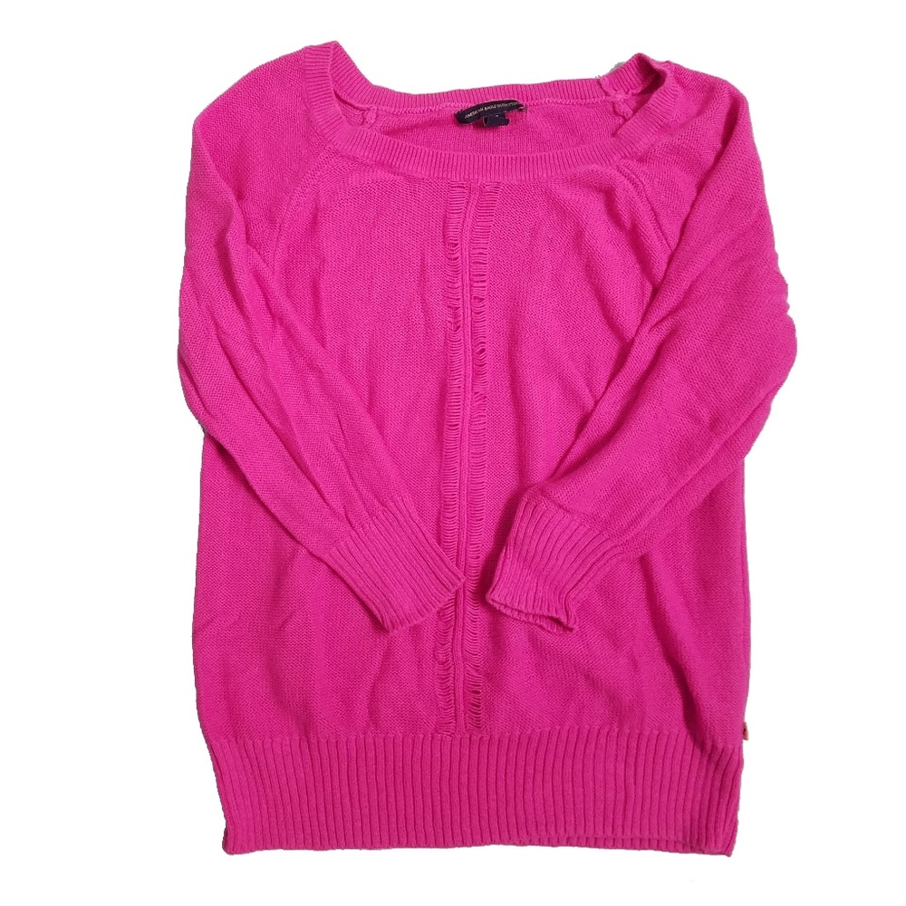 American Eagle Pink Knit Sweater